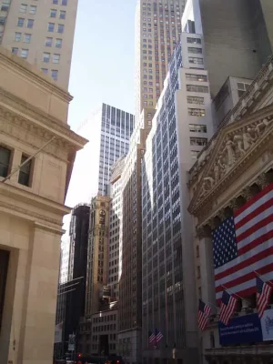 New York Stock Exchange Wall Street Buildings 