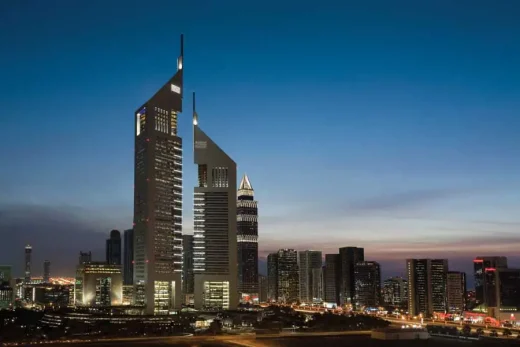 Jumeirah Emirates Towers Dubai hotel building