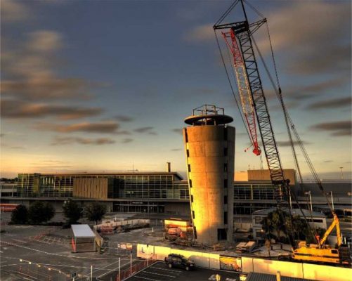 Christchurch Airport control tower