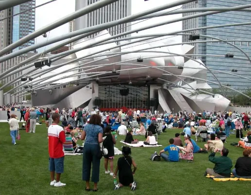 Jay Pritzker Pavilion, Frank Gehry Chicago