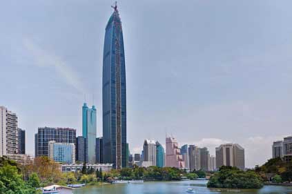 Kingkey Finance Tower Shenzhen building