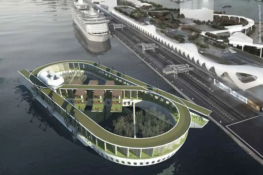 Floating Cemetery Hong Kong building proposal