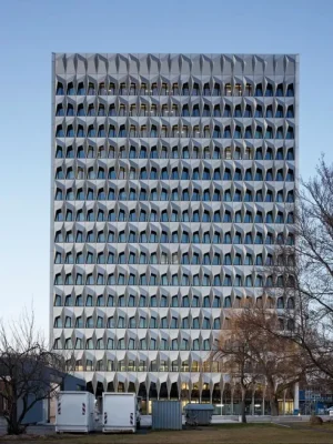 Darmstadt University building facade