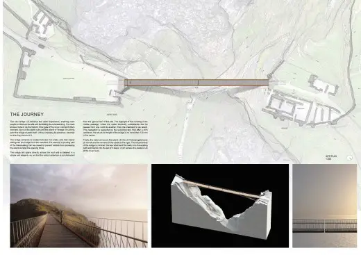 Tintagel Castle Bridge Contest Design by Ney & Partners
