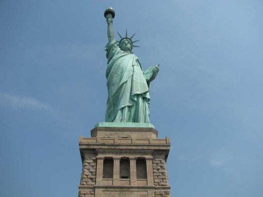 The Statue of Liberty monument