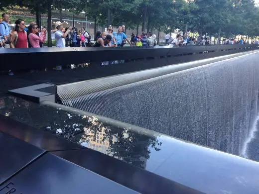 National September 11 Memorial reflecting pool