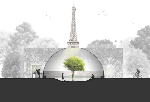 Paris Pavilion competition 2nd prize