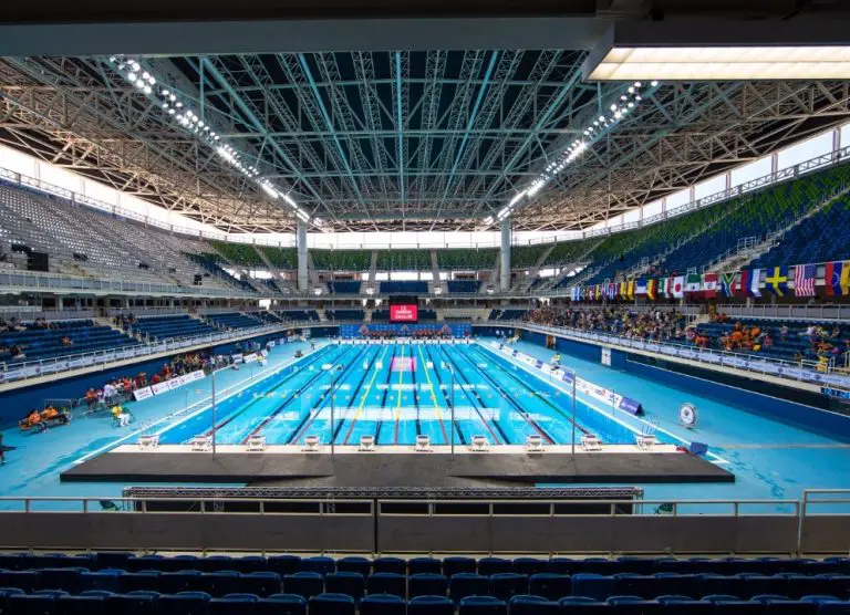 Aquatics Stadium for Rio 2016 Olympic Park - e-architect