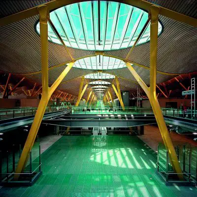 Madrid Airport New Terminal Area building interior