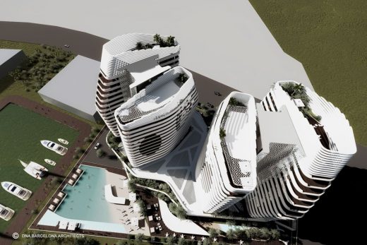 Contemporary Resort Development Mexico design by DNA Barcelona