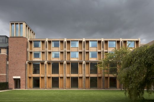 West Court Jesus College building design by Niall McLaughlin Architects