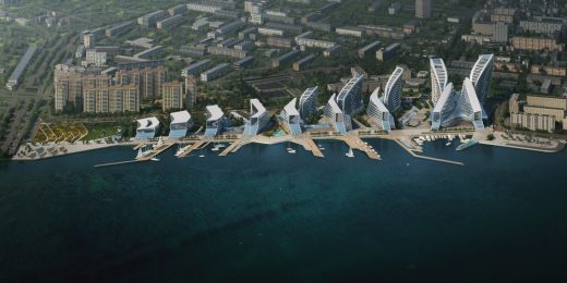 Admiral Serebryakov Embankment masterplan by Zaha Hadid Architects