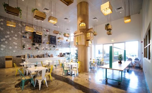 Le Petite Tree House Cafe in Dubai, United Arab Emirates, by Sneha Divias Atelier