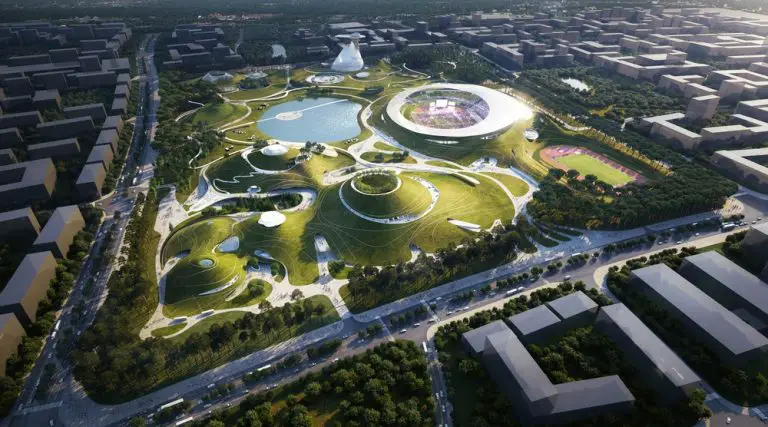 Quzhou Sports Campus Stadium, Zhejiang - e-architect