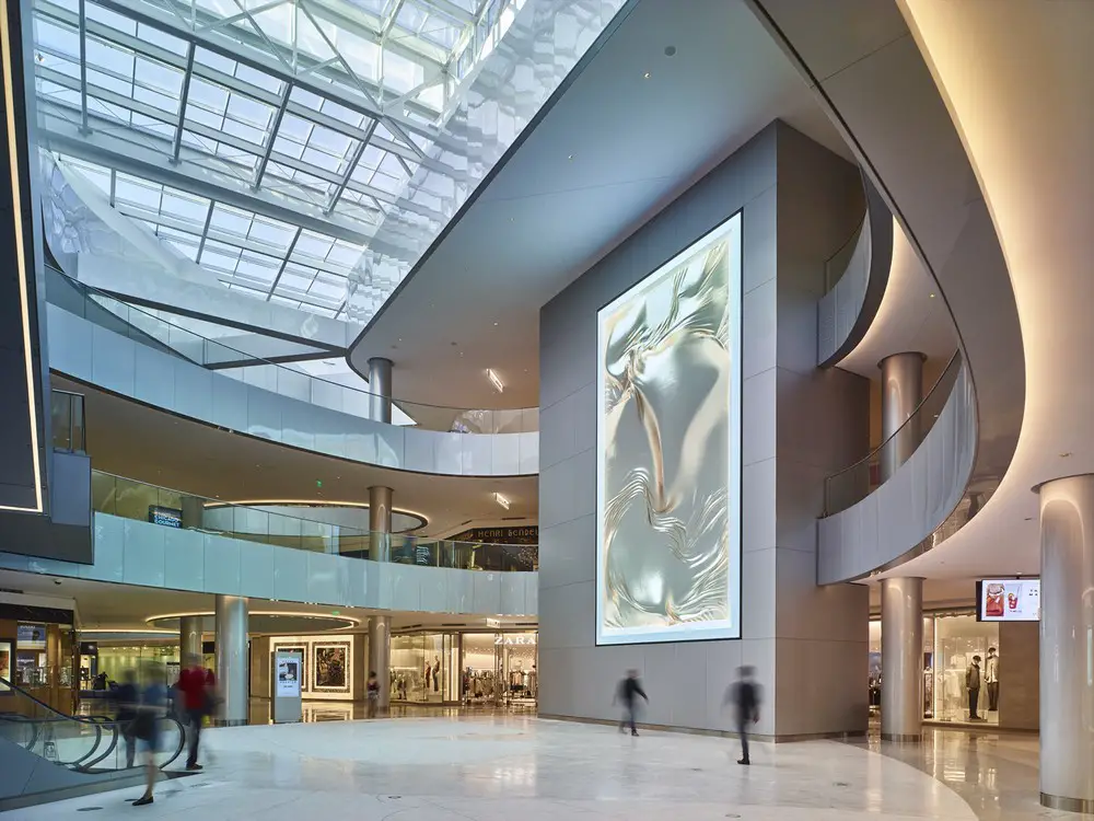 Multiple Floors Inside Beverly Center the High-end Shopping Mall