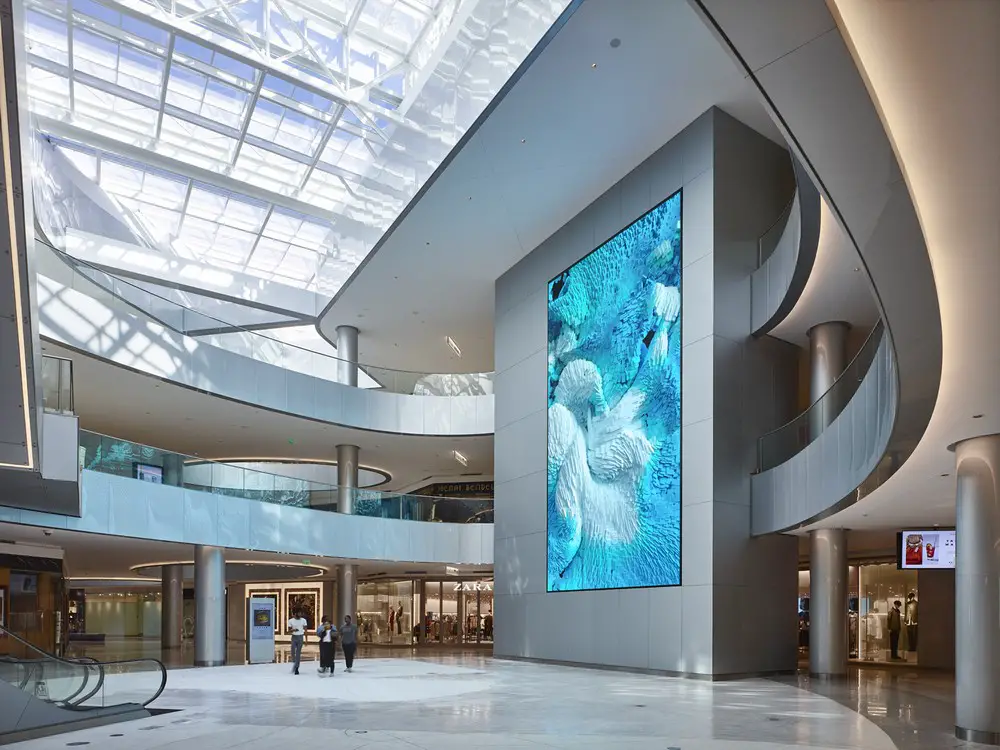 The multi-level Beverly Center shopping mall in Los Angeles at Beverly Hills  is open during their…
