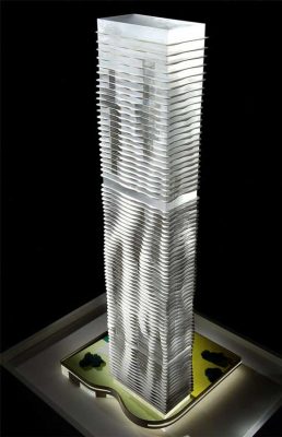 Aqua Tower Chicago skyscraper design