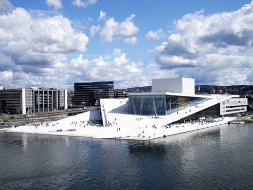 Oslo Opera House architecture in Norway