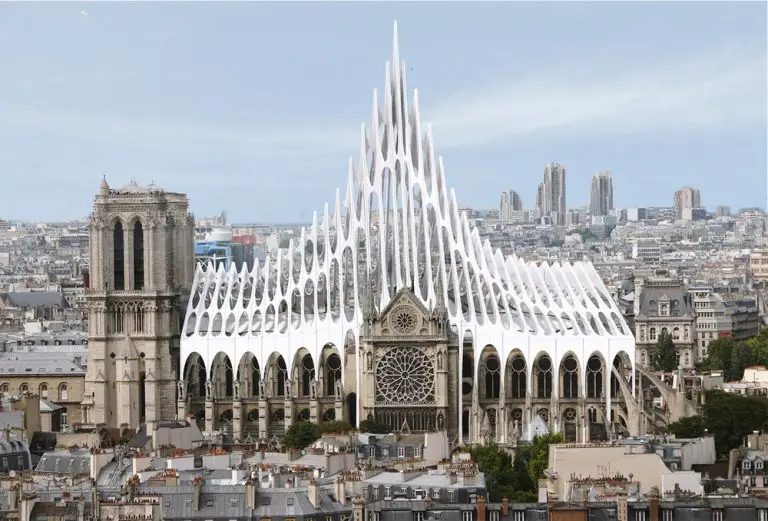 Notre Dame Cathedral Renewal Concept, Paris earchitect