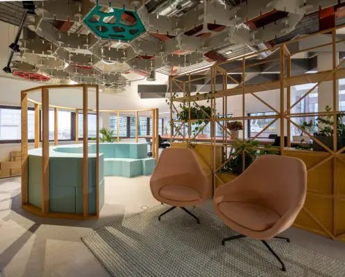Cundall Birmingham Offices breakout areas