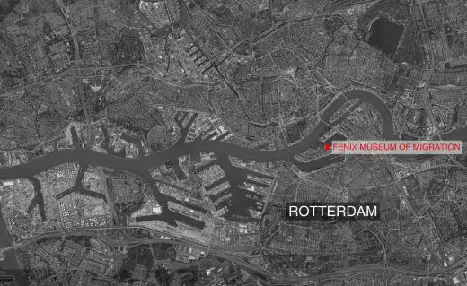 Fenix warehouse Rotterdam site map