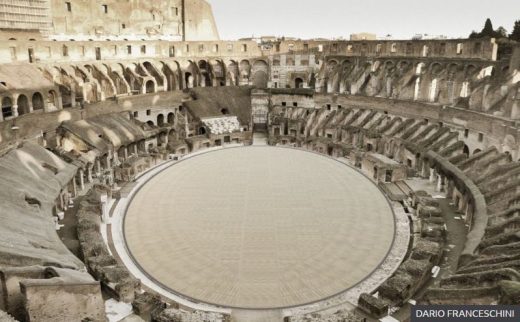Roman Colosseum New Floor