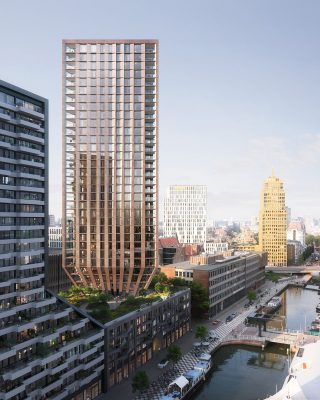 CasaNova Rotterdam tower building by Barcode Architects