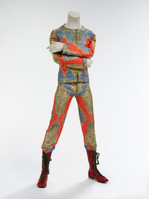 David Bowie Ziggy Stardust tour quilted two-piece suit