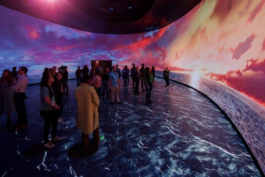 The Invisible Worlds Immersive Experience display