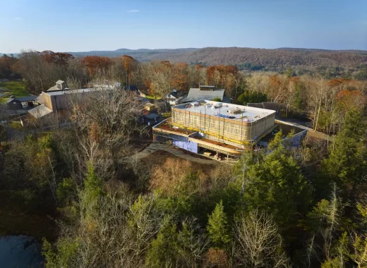 Doris Duke Theatre building construction