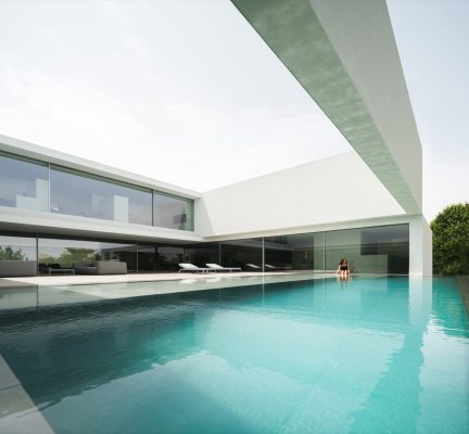 Compluvium House Madrid modern home and pool