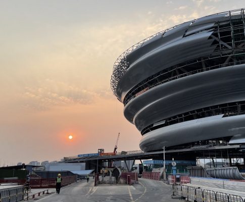 Hainan Science Museum construction Haikou China