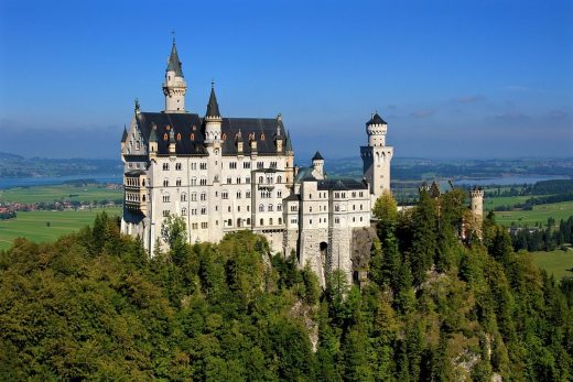 Historic German castle building - Interior design from castles to homes