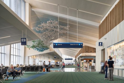 PDX Terminal and Concourse E Extension Portland USA