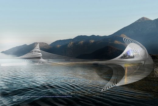 Concept Thermodynamic Wind Turbine Chapel and Club Montenegro