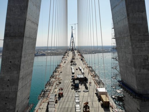 Gordie Howe International Bridge Detroit Michigan