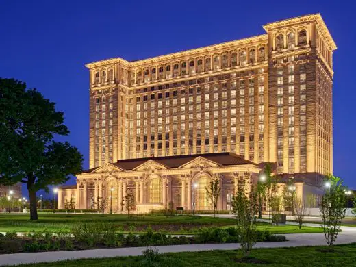 Michigan Central Station Detroit building refurbishment