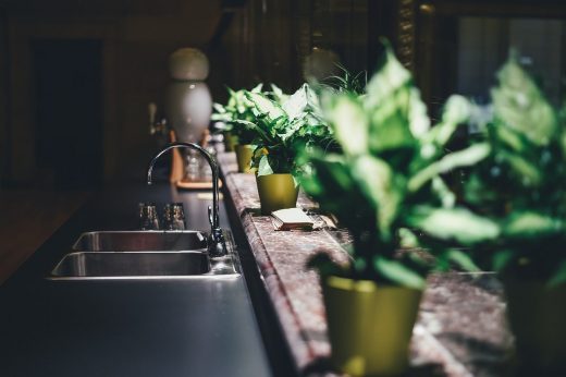 Modern luxury black kitchens smart features