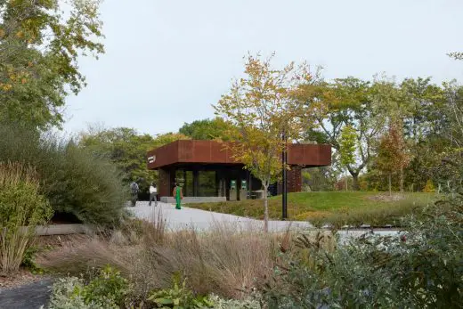 Montreal Botanical Garden Entrance Pavilion Canada