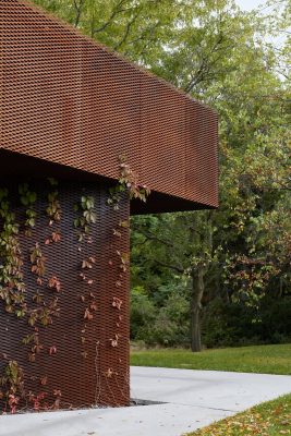 Botanical Garden Entrance Pavilion Montreal 