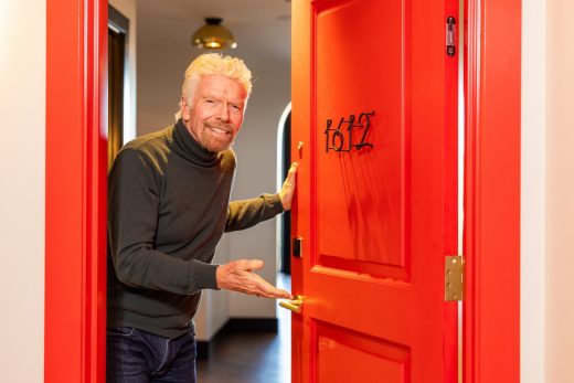 Sir Richard Branson at Virgin Hotels London-Shoreditch