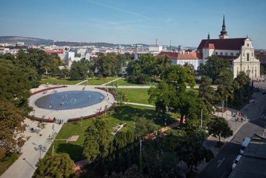 The Moravian Square Park Revitalisation Brno CZ