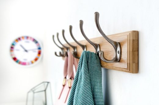 Simplified hanging hooks transform your space