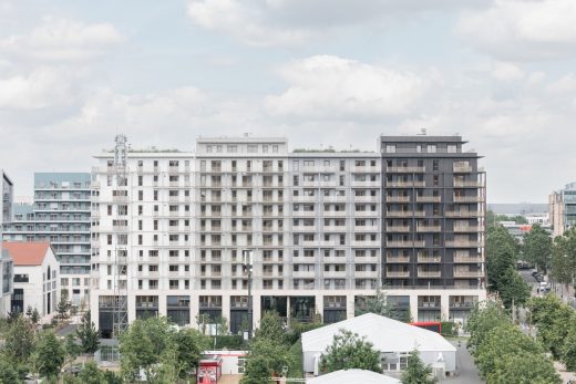 Paris 2024 Olympic Village building, Saint-Denis