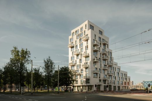 Porseleinen Hof Delft, Spoorzone housing