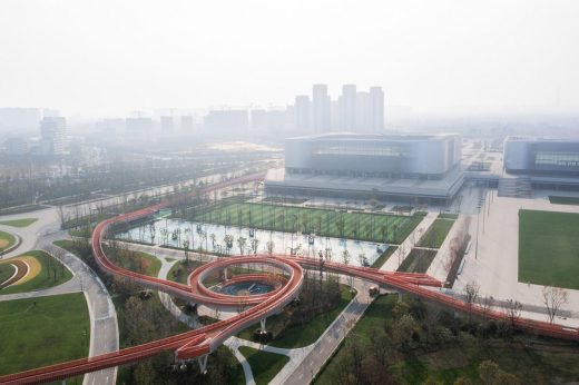 The Dong‘an Lake Sports Park Bridge Chengdu China