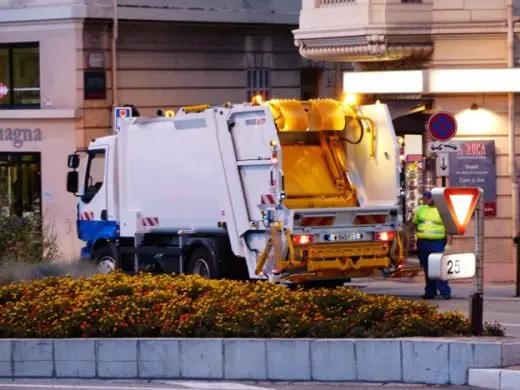 How to handle unwanted furniture - garbage truck