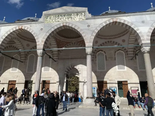 Blue Mosque Istanbul colonnade