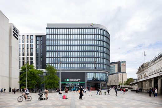 Metro Central Cardiff Bus Interchange building