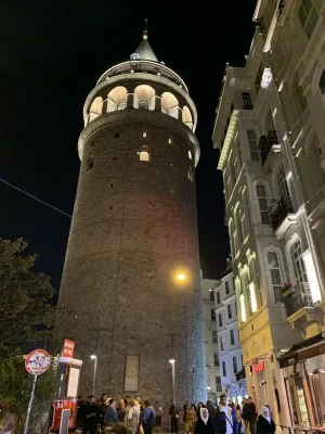 Galata Tower Istanbul at night